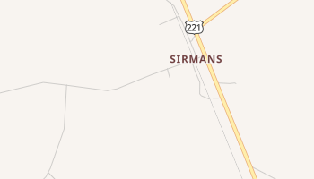 Sirmans, Florida map