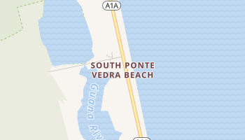South Ponte Vedra Beach, Florida map