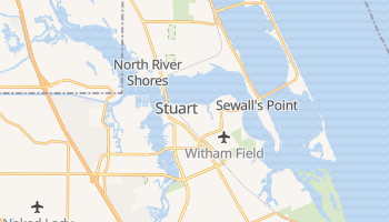 Stuart, Florida map