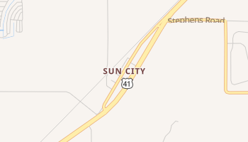 Sun City, Florida map