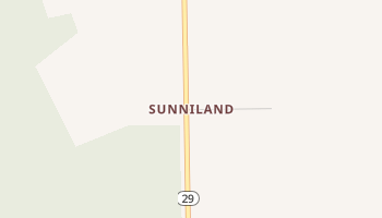 Sunniland, Florida map