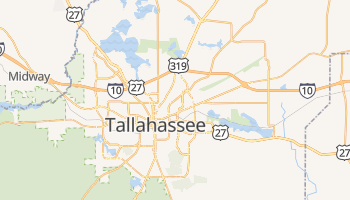 Tallahassee, Florida map