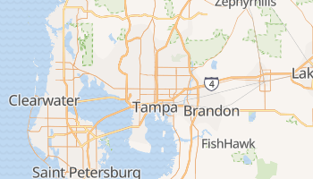 Tampa, Florida map