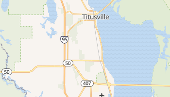 Titusville, Florida map