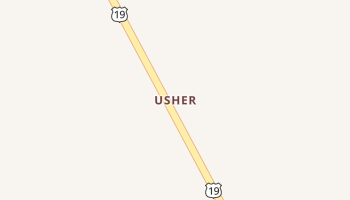 Usher, Florida map