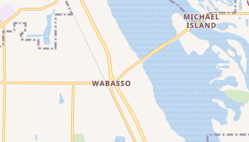 Wabasso, Florida map