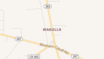 Wakulla, Florida map