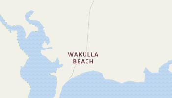 Wakulla Beach, Florida map