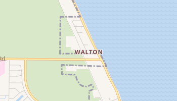 Walton, Florida map