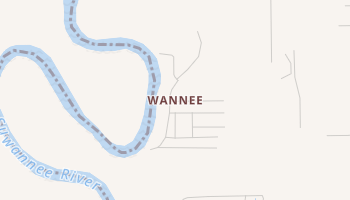 Wannee, Florida map