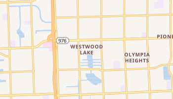 Westwood Lake, Florida map