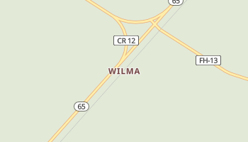Wilma, Florida map