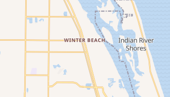 Winter Beach, Florida map