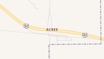 Acree, Georgia map