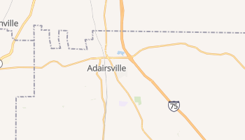 Adairsville, Georgia map