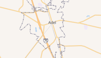 Adel, Georgia map