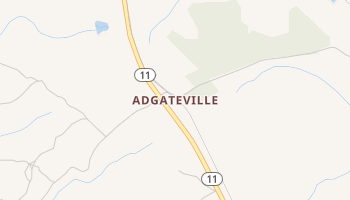 Adgateville, Georgia map