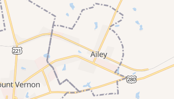 Ailey, Georgia map