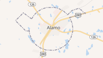 Alamo, Georgia map