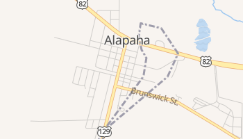 Alapaha, Georgia map