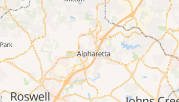 Alpharetta, Georgia map