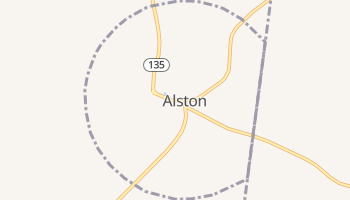 Alston, Georgia map