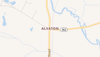 Alvaton, Georgia map