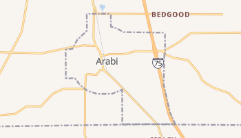 Arabi, Georgia map