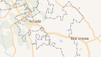 Arcade, Georgia map