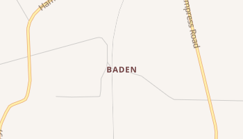 Baden, Georgia map