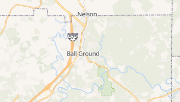 Ball Ground, Georgia map