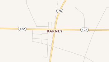 Barney, Georgia map