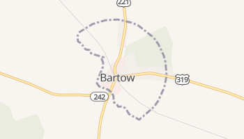 Bartow, Georgia map