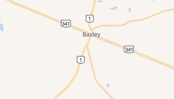 Baxley, Georgia map