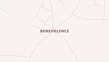 Benevolence, Georgia map