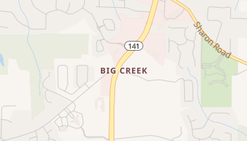 Big Creek, Georgia map