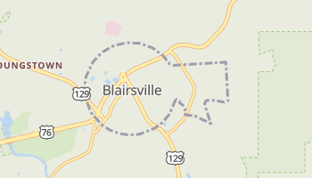 Blairsville, Georgia map