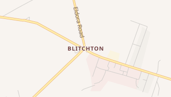 Blitchton, Georgia map