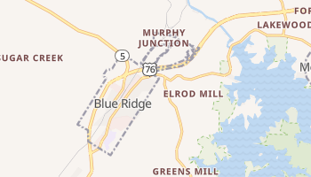 Blue Ridge, Georgia map