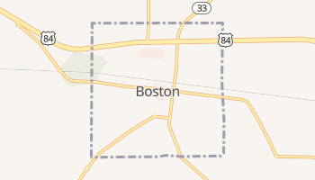 Boston, Georgia map