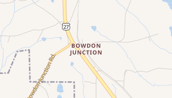 Bowdon Junction, Georgia map