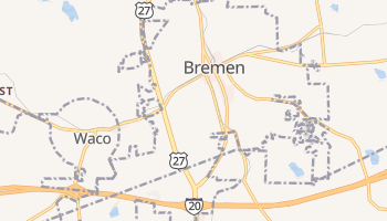 Bremen, Georgia map