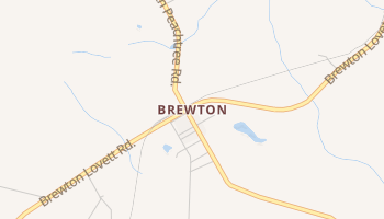 Brewton, Georgia map