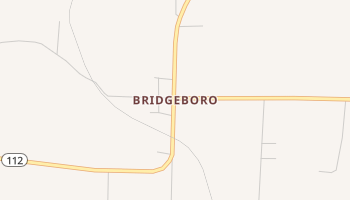 Bridgeboro, Georgia map