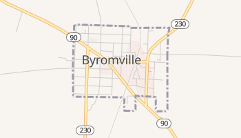 Byromville, Georgia map