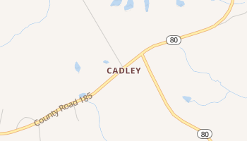 Cadley, Georgia map