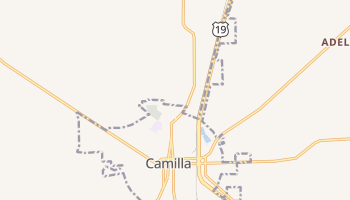 Camilla, Georgia map