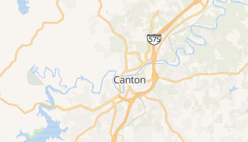 Canton, Georgia map