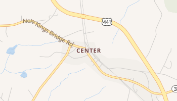 Center, Georgia map