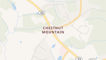 Chestnut Mountain, Georgia map